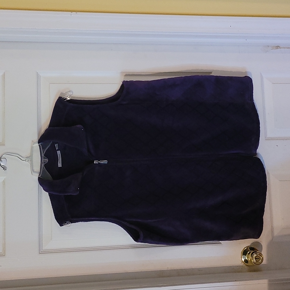 Purple Fleece Vest
